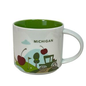Starbucks Michigan Cup Been There Series You Are Here Mug 12 Oz 2016